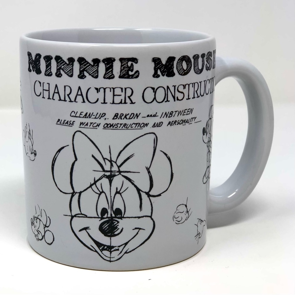 Minnie Mouse Disney Parks Coffee Mug Character Construction Illustration Tea Cup